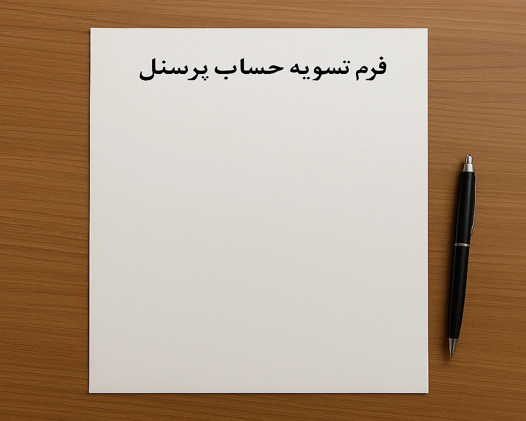 فرم تسویه حساب پرسنل