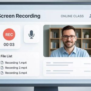نرم افزار رکوردر صفحه نمایش کلاس آنلاین