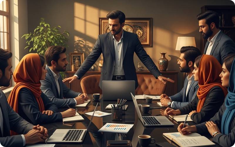 مدیریت تعارض و تیم‌سازی