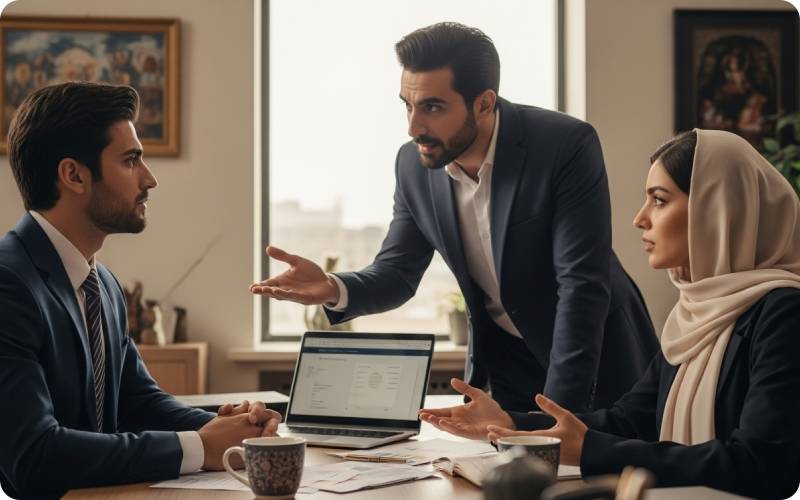 مدیریت تعارض و تیم‌سازی