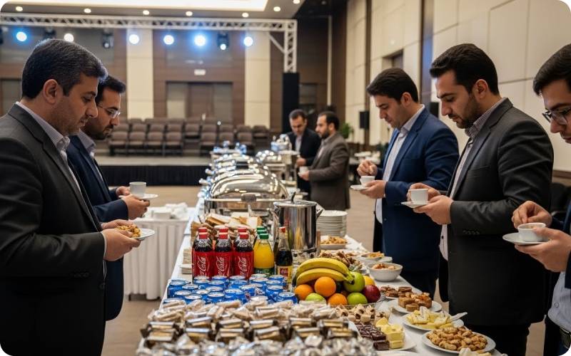 منوی پذیرایی همایش