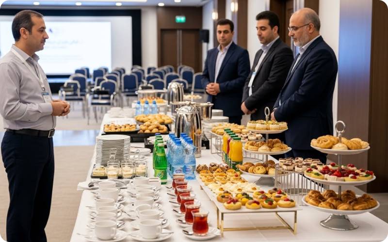 منوی پذیرایی همایش