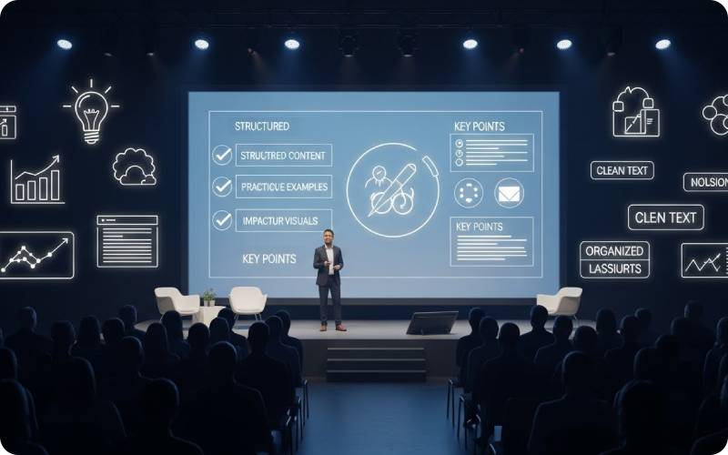 محتوای ارائه در سمینار